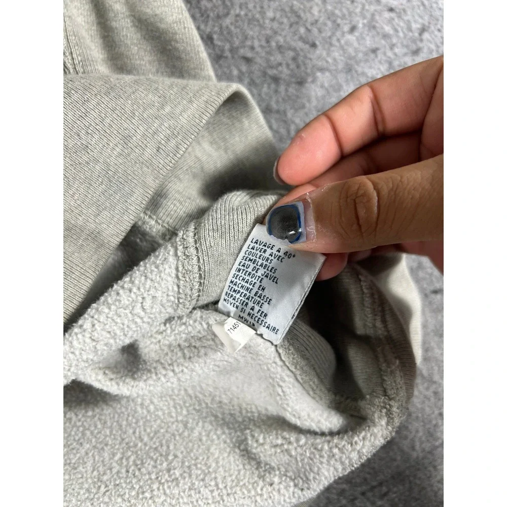 Polo Ralph Lauren Sweatshirt Men M Gray Pony Fleece Pullover Crewneck Minimalist